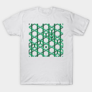 Sacred Isometry II (Penrose triangles) T-Shirt